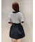 スカーフ付きニットプルオーバー