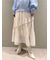 シアーティアードスカート