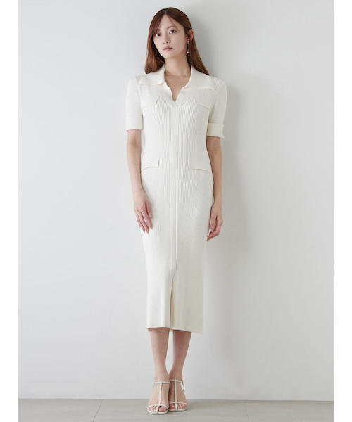 CPG スキッパーニットドレス 新品］CPG スキッパーニットドレス