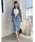 【SNIDEL/Levi's?】HR BACK SLIT SKIRT