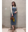 【SNIDEL/Levi's?】HR BACK SLIT SKIRT