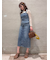 【SNIDEL/Levi's?】HR BACK SLIT SKIRT