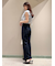 ノースリフリルブラウス