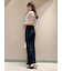 ノースリフリルブラウス