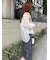 リーフレースタイトスカート