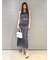 リーフレースタイトスカート