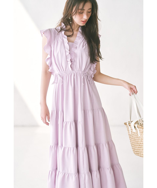 snidel デザインティアードワンピース SNIDEL｜デザインティアードワンピース | Rakuten Fashion(楽天