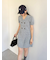 トレンチニットワンピース