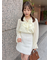 シフォンボウタイブラウス