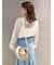 シフォンボウタイブラウス