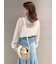 シフォンボウタイブラウス