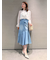 シフォンボウタイブラウス