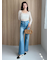 【00サイズあり】Sustainableストレッチフレアデニムパンツ
