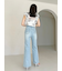 【00サイズあり】Sustainableストレッチフレアデニムパンツ