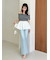 【00サイズあり】Sustainableストレッチフレアデニムパンツ