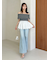 【00サイズあり】Sustainableストレッチフレアデニムパンツ