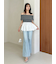 【00サイズあり】Sustainableストレッチフレアデニムパンツ