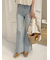 【00サイズあり】Sustainableストレッチフレアデニムパンツ