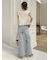【00サイズあり】Sustainableストレッチフレアデニムパンツ