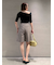 ベルティッドハーフパンツ