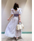 ショルダーリボンワンピース