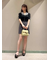 ラップディティールシンプルスカショーパン