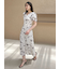 【00サイズあり】Sustainableリボンプリントワンピース
