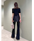 ペプラムカットソー