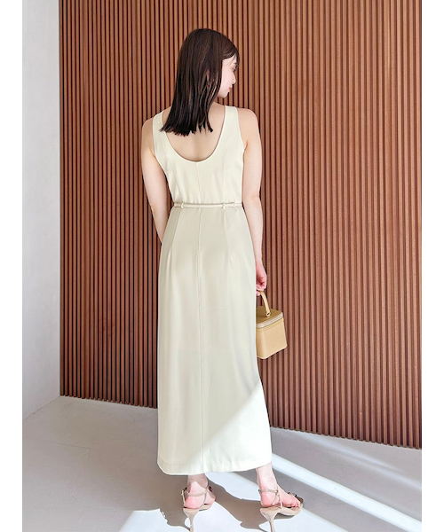 SustainableベルティッドIラインワンピース SustainableベルティッドIラインワンピース｜スナイデルの通販