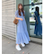 ボリュームフリルレースワンピース