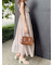 シアーシフォンワッシャーワンピース