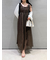 シアーシフォンワッシャーワンピース