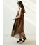 シアーシフォンワッシャーワンピース