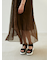 シアーシフォンワッシャーワンピース