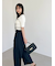 メタルボタンニットセットアップ