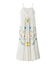 フラワーエンブロイダリーマキシワンピース