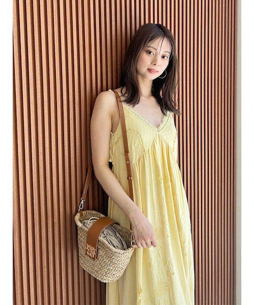 SNIDEL フラワーエンブロイダリーマキシワンピース フラワーエンブロイダリーマキシワンピース（マキシ丈/ロング