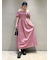 オフショルパフスリワンピース