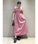 オフショルパフスリワンピース