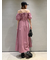 オフショルパフスリワンピース