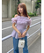 オフショルフリルブラウス