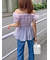 オフショルフリルブラウス
