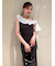 ワンショルリボンニットワンピース