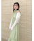 ノースリーブプリントワンピース