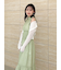 ノースリーブプリントワンピース