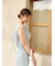 【WEB限定カラーあり】ドレープネックカットワンピース