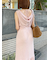 【WEB限定カラーあり】ドレープネックカットワンピース