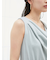 【WEB限定カラーあり】ドレープネックカットワンピース