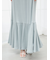 【WEB限定カラーあり】ドレープネックカットワンピース