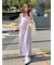 レイヤードプリントキャミワンピース